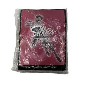 Silkies Women's Size XL Pantyhose Ultra TLC Support Mocha New In Package